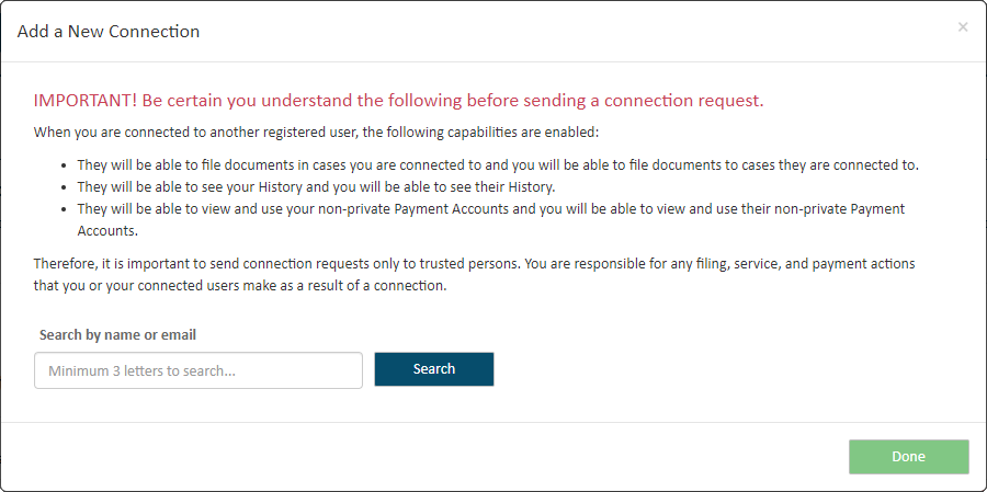 Add a New Connection dialog
